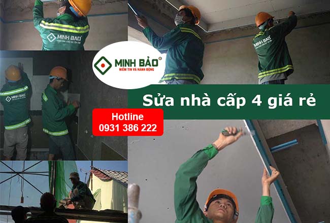 Sửa chữa nhà cấp 4 giá rẻ tại TP HCM