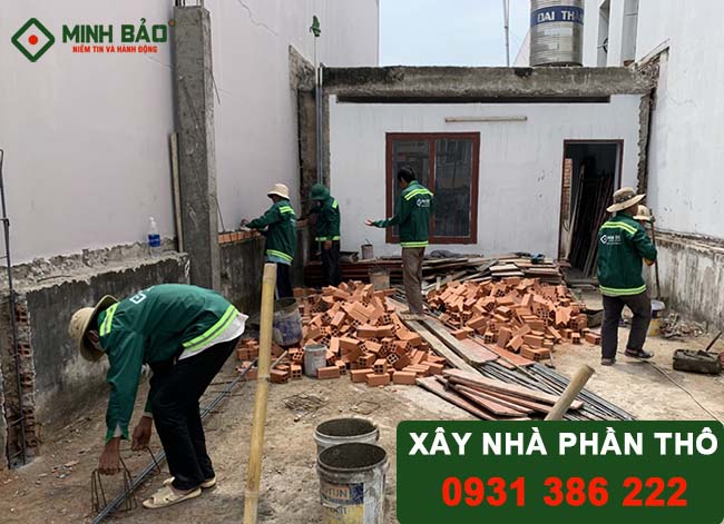 Hạng mục công việc và các yếu tố ảnh hưởng tới giá xây nhà phần thô