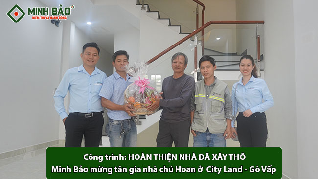 Hoàn thiện nhà đã xây thô
