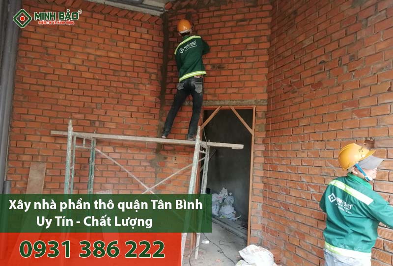 xây nhà phần thô của công ty xây dựng quận Tân Bình