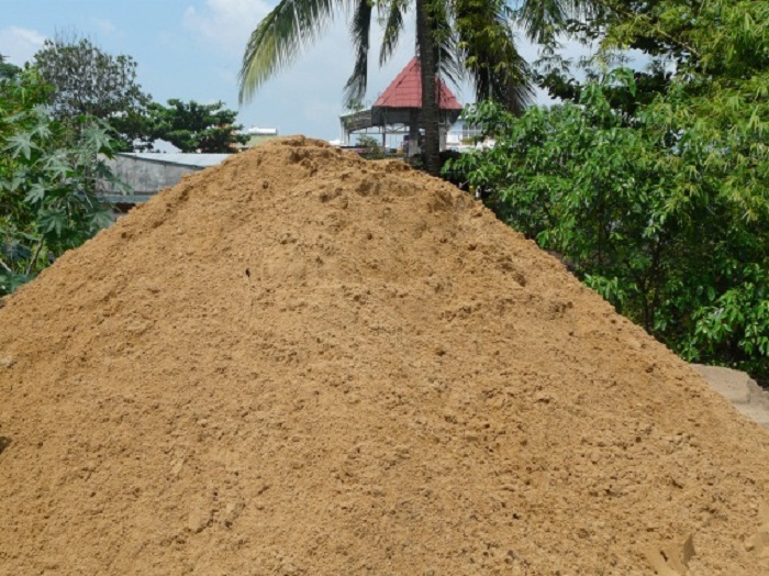 cát xây dựng 