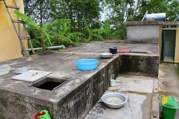 Bể dự trữ nước ở nông thôn