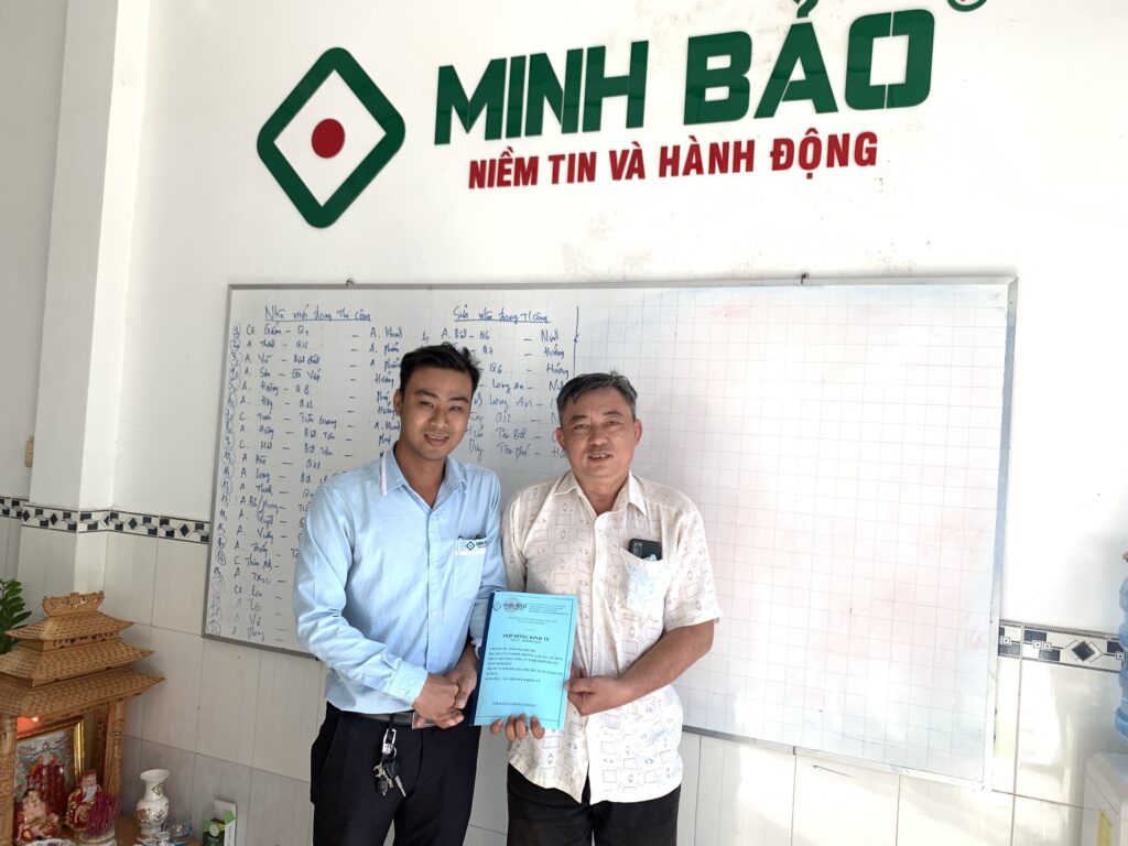 Ký HĐ nhà chị Tiên Bình Chánh