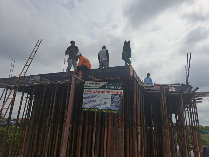 Dự án xây nhà trọn gói tại Cần Giuộc Long An mà Minh Bảo đang thực hiện