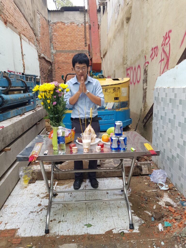 Khởi công nhà chị Tâm tại quận 10