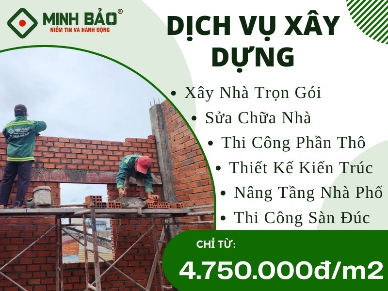 Các dịch vụ xây dựng mà công ty Minh Bảo cung cấp