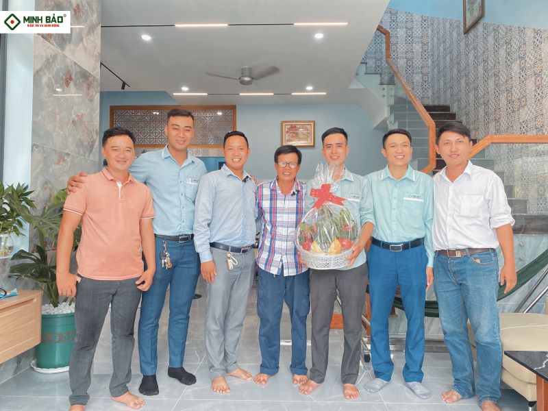 Minh Bảo bàn giao công trình cửa nhôm cho khách hàng ở Kiên Giang