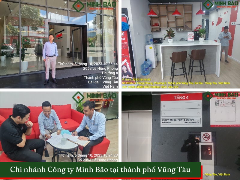 Văn phòng của Xây Dựng Minh Bảo tại Vũng Tàu