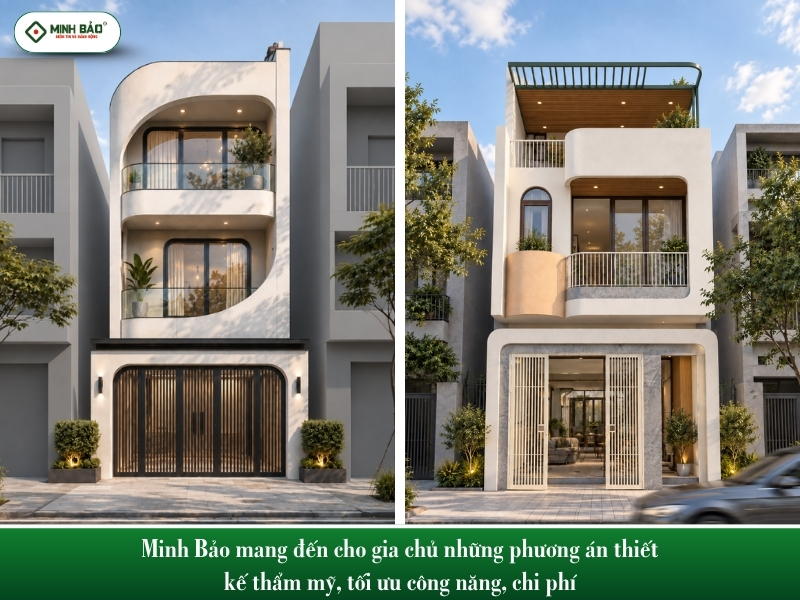 Minh Bảo miễn phí thiết kế khi chọn dịch vụ xây nhà trọn gói