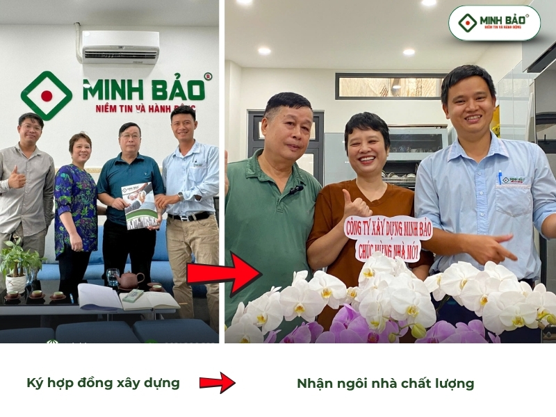 Gia chủ chỉ cần ký hợp đồng và nhận về ngôi nhà chất lượng