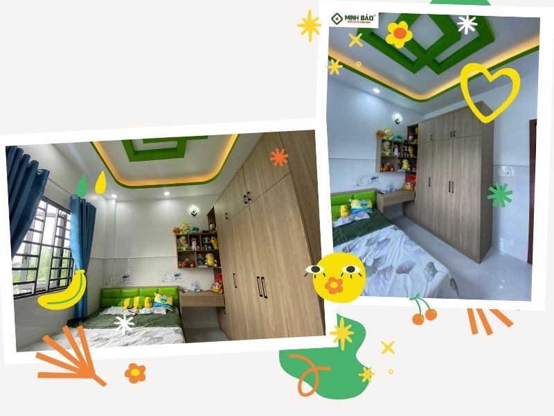 Hình ảnh phòng ngủ thứ 2 của gia đình