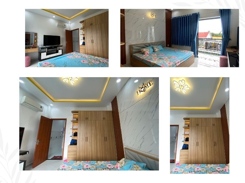 Phòng ngủ thứ nhất của gia đình chị Dương