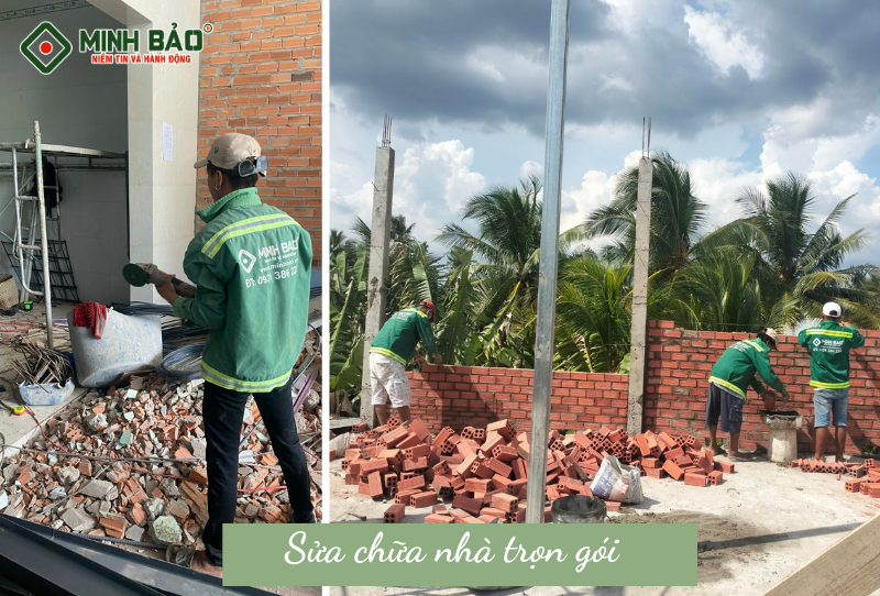 Minh Bảo cung cấp dịch vụ sửa nhà trọn gói 