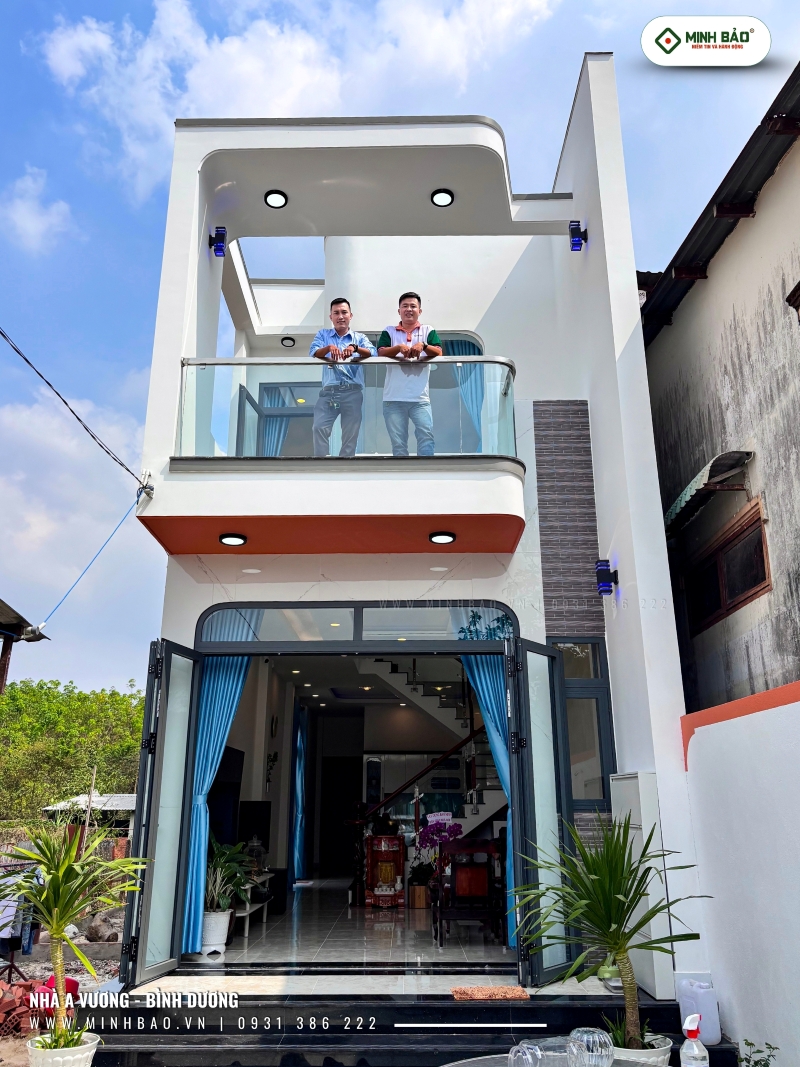 Nhà trệt lầu mái tôn 3 phòng ngủ
