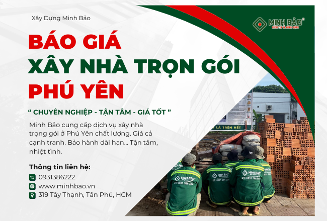 Báo Giá Xây Nhà Trọn Gói Phú Yên Mới Nhất