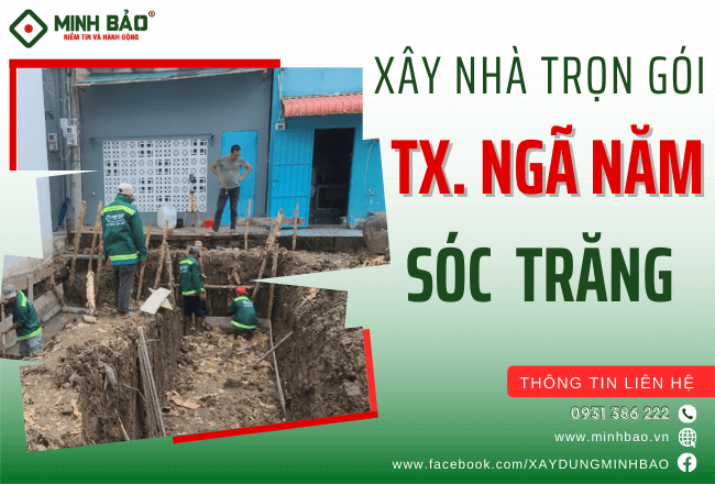 Báo Giá Xây Nhà Trọn Gói Ngã Năm Sóc Trăng