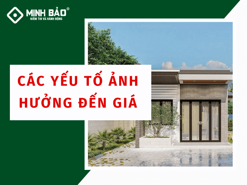 Yếu tố ảnh hưởng đến giá của dịch vụ xây nhà trọn gói