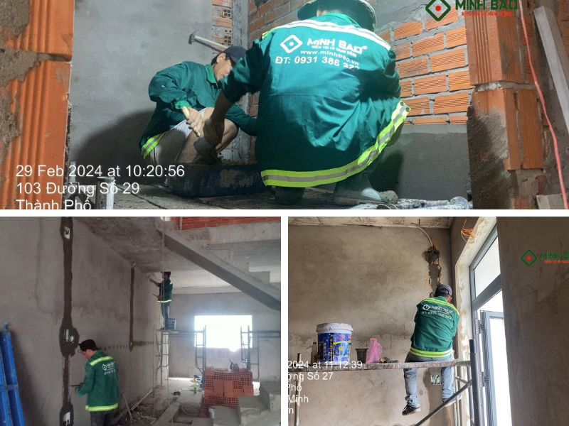 Tô trát tường trong ngôi nhà