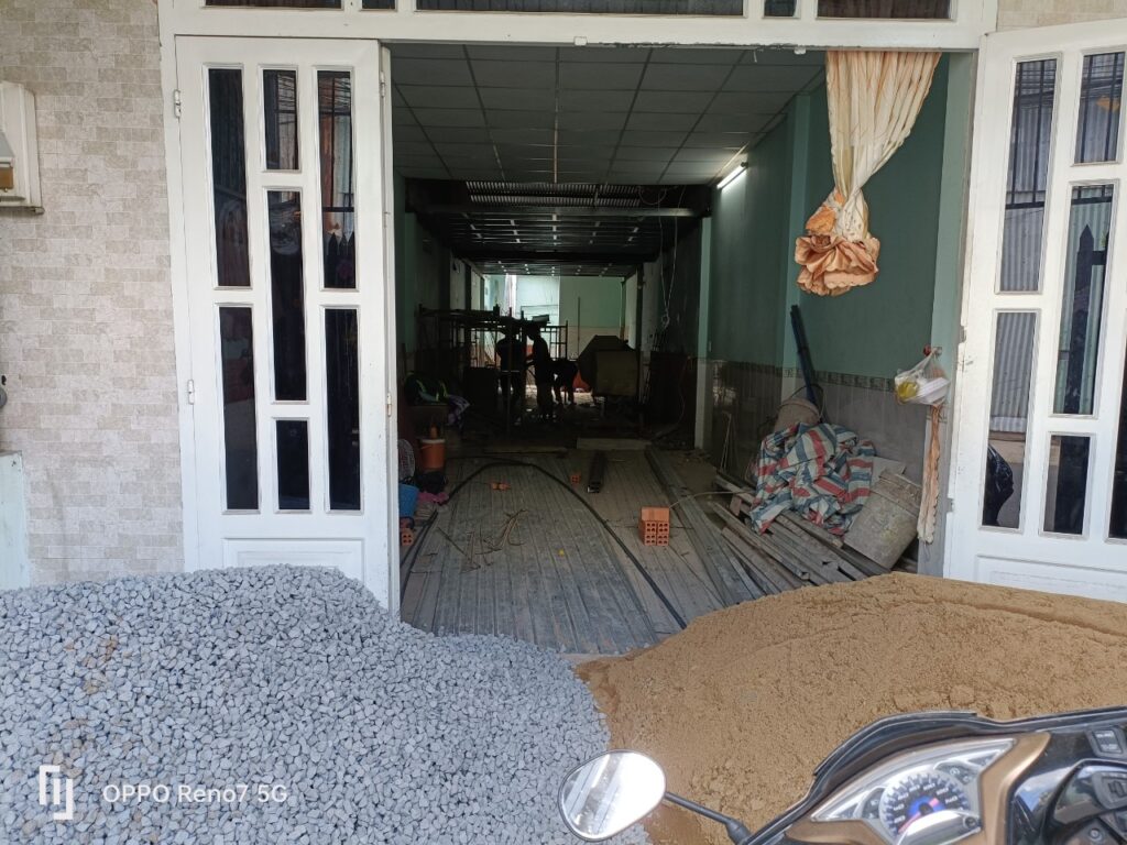 Hình ảnh ngôi nhà cũ của gia đình chị Hương