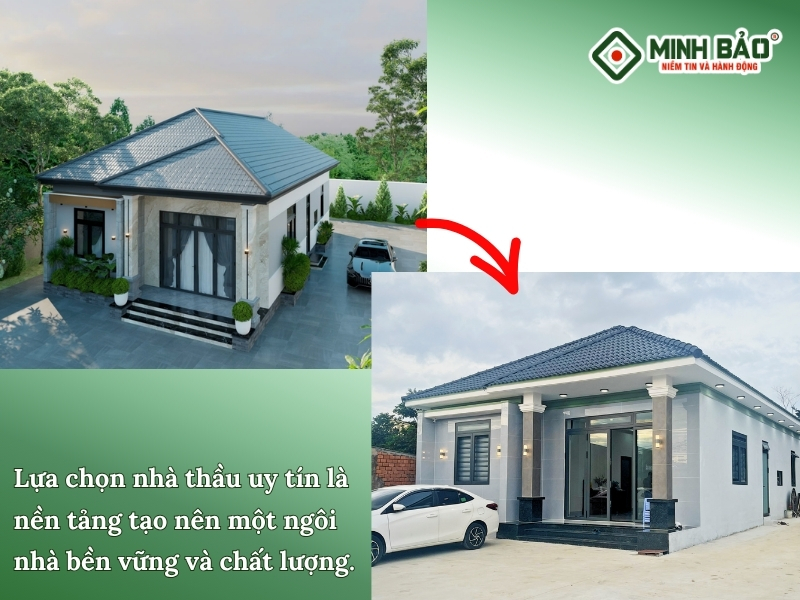 Chọn đúng nhà thầu xây dựng nhà chuyên nghiệp là nên tảng có ngôi nhà chất lượng