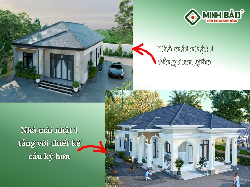 Kiểu dáng thiết kế ảnh hưởng đến giá xây dựng