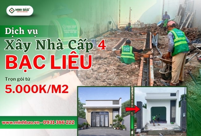 Kinh Nghiệm Xây Nhà Cấp 4 Bạc Liêu Chất Lượng, Tiết Kiệm