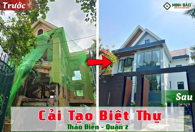 Cải Tạo Biệt Thự Kiểu Pháp – Không Gian Sống Thượng Lưu Tại Thảo Điền Quận 2