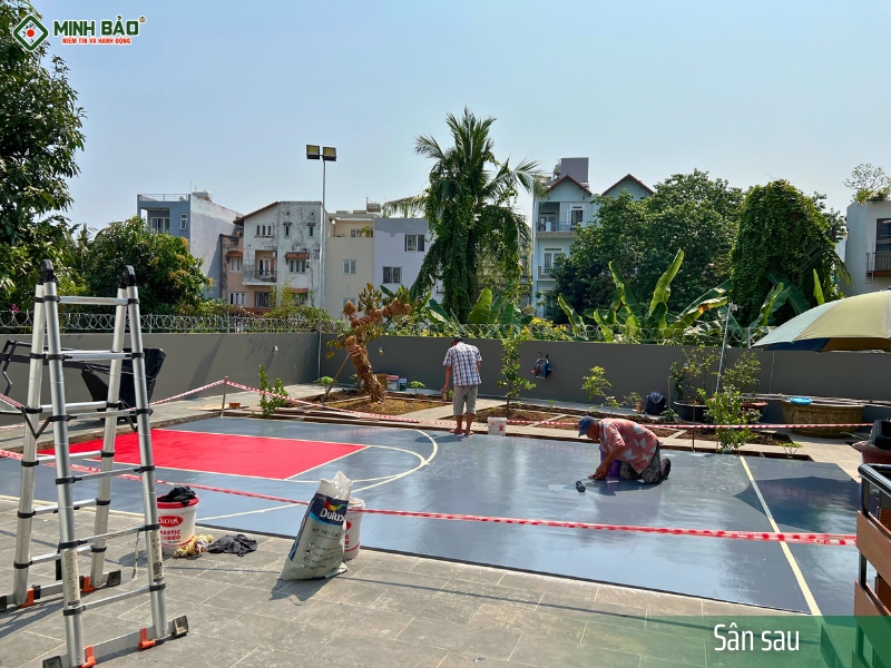 Khu vực sân sau