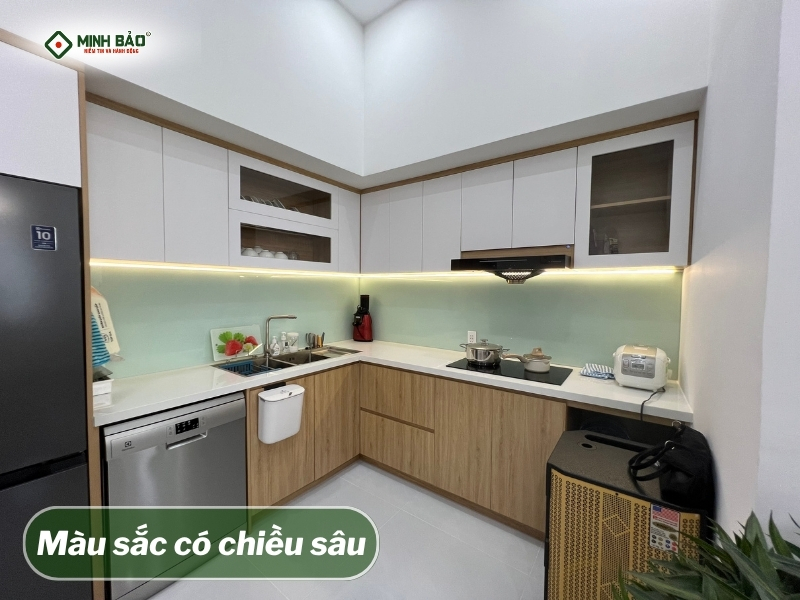 Màu sắc trong thiết kế bếp