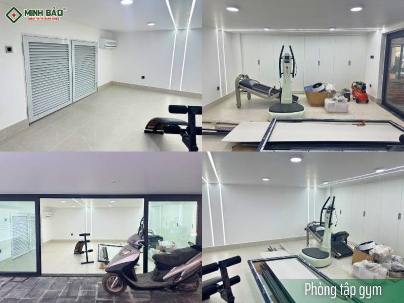 Phòng tập gym - Cải tạo biệt thự