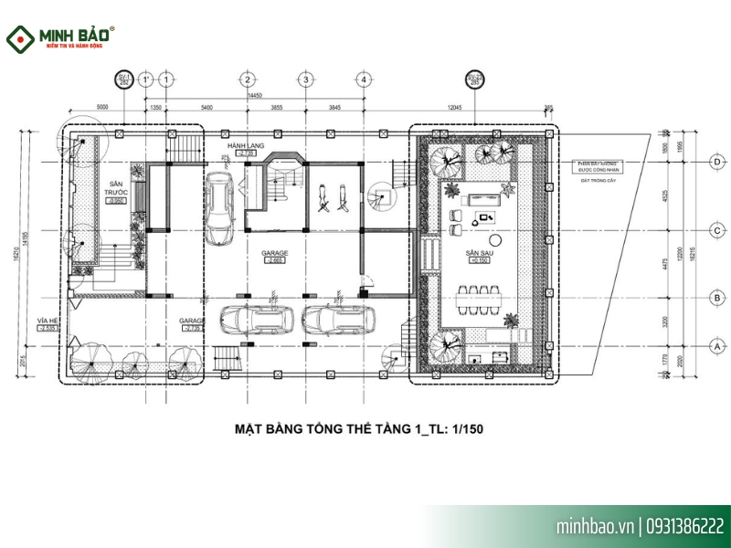 Thiết kế tổng thể biệt thự
