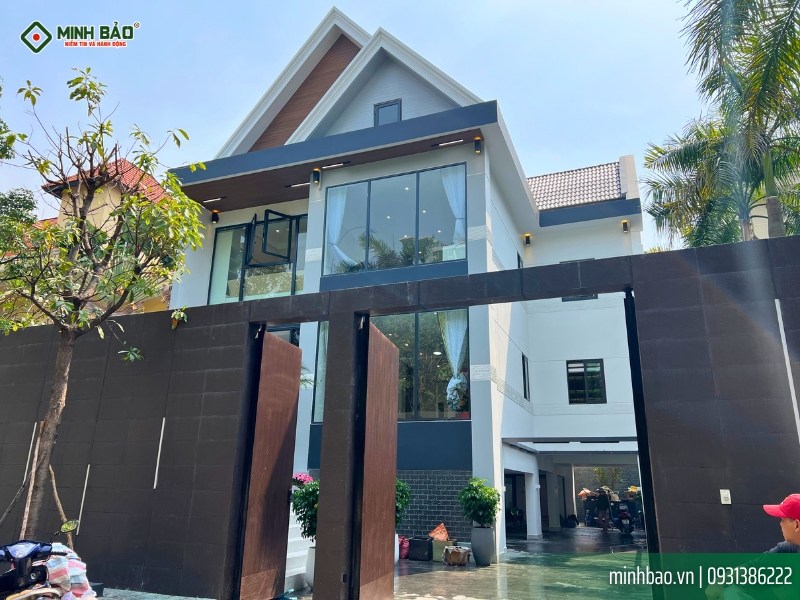 Toàn cảnh công trình cải tạo biệt thự