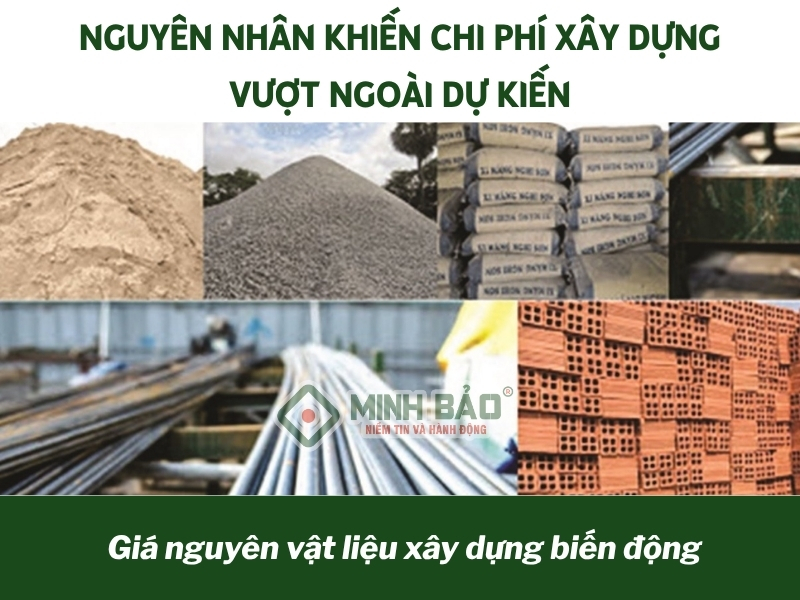 Giá vật liệu xây dựng biến động