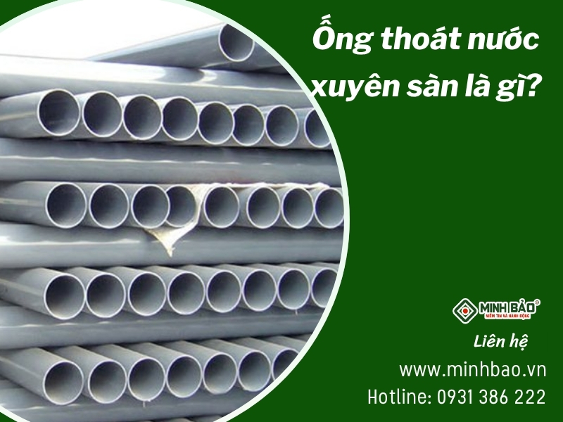 Ống thoát nước nhà phố