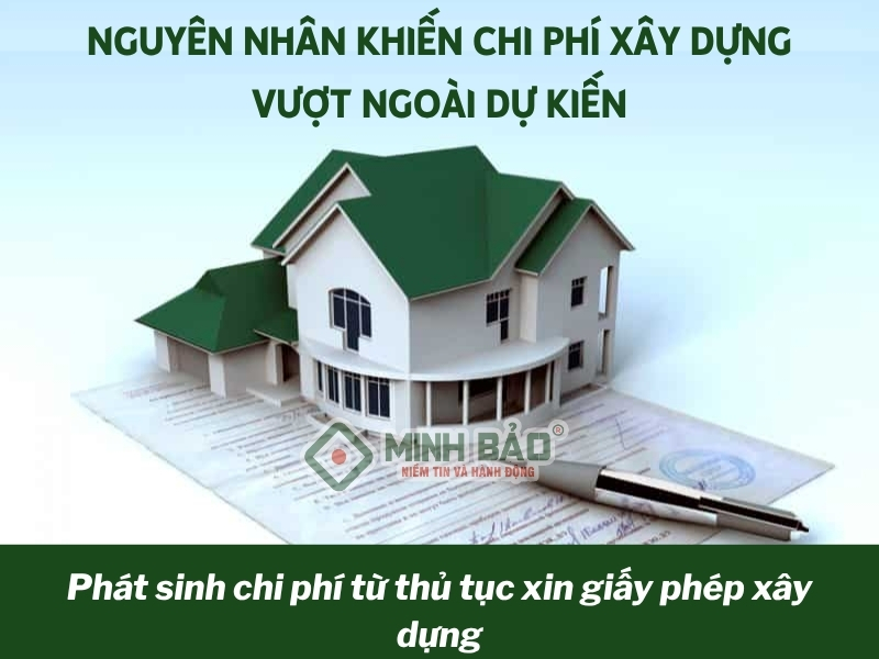 Phát sinh chi phí xây dựng từ thủ tục xin phép
