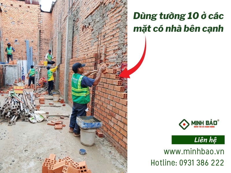 Vị trí xây dựng tường 10
