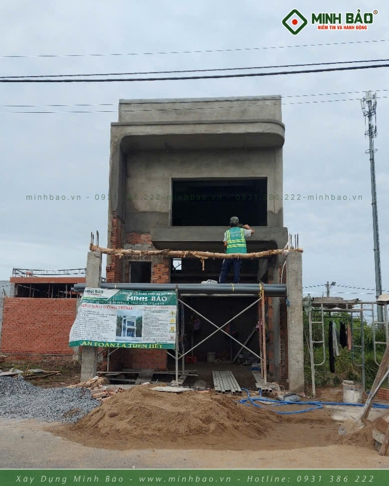 Minh Bảo thi công trọn gói căn nhà của anh Tùng