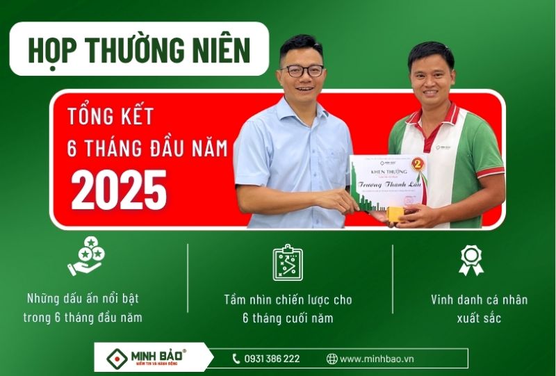 Minh Bảo tổ chức họp tổng kết 6 tháng đầu năm 2025