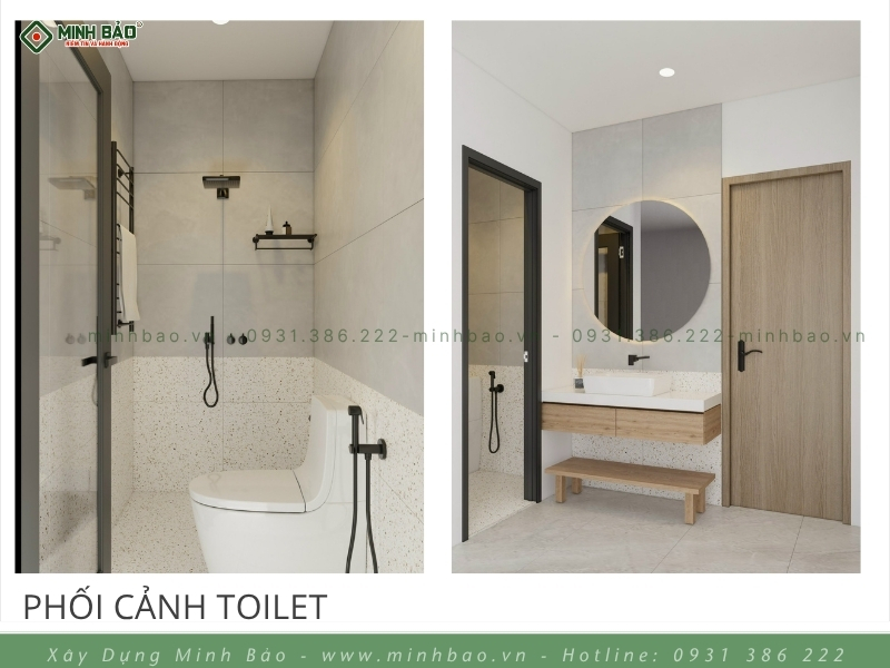 Phối cảnh toilet