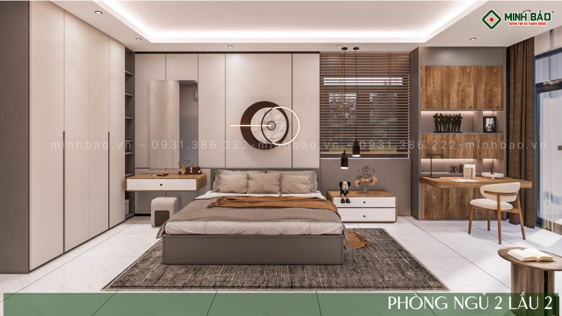 Phòng ngủ lớn ở phía trước
