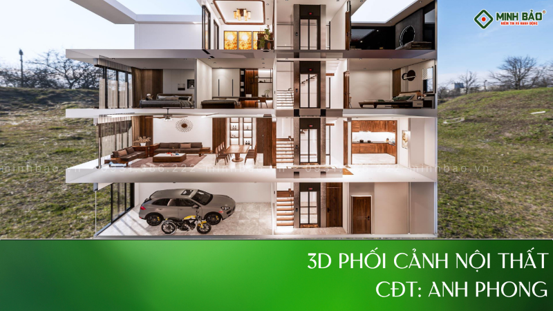Thiết kế nhà 4 tầng Biên Hòa phần nội thất