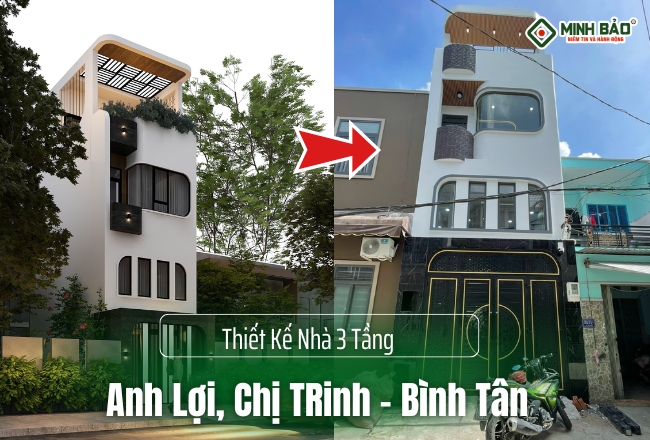 Thiết Kế Nhà 4 Tầng Bình Tân – Mẫu Nhà Trệt, Lửng, 2 Lầu