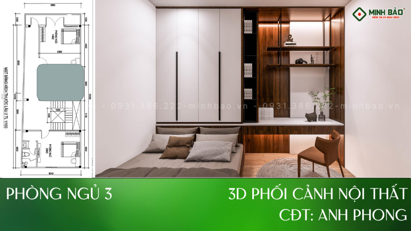 Thiết kế nội thất phòng ngủ