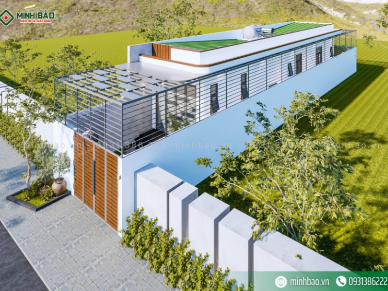 Tổng quan thiết kế nhà cấp 4 mái tôn