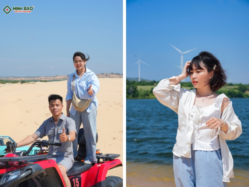 Chụp hình check-in - Minh Bảo du lịch hè 2025