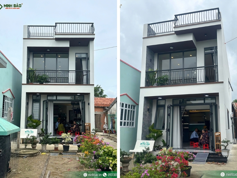 Nhà anh Khanh sau khi hoàn thiện
