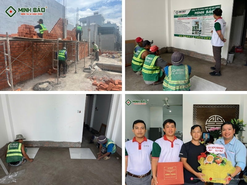 Minh Bảo xây dựng và bàn giao nhà cho gia chủ