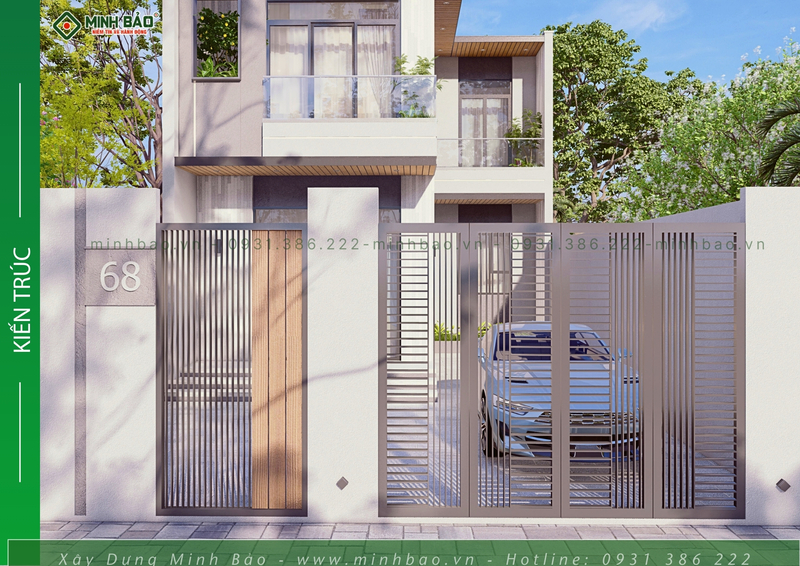 Cổng rào hiện đại