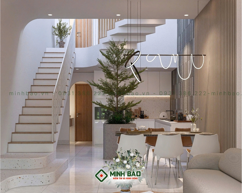 Góc nhìn khác của khu bếp