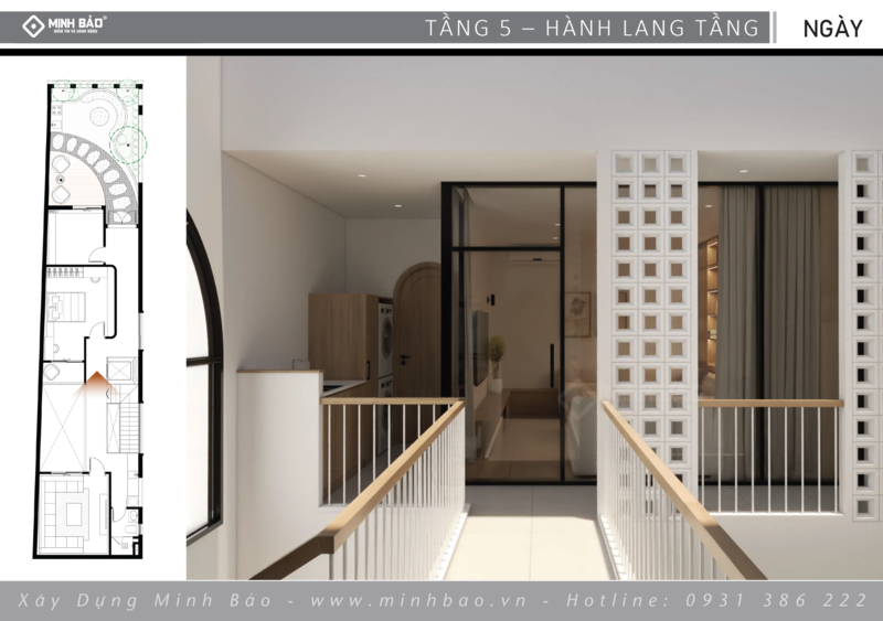 Hành lang tầng 5